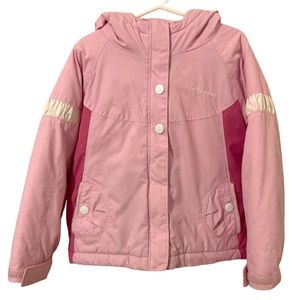 Columbia Omni-Shield Pink Winter Coat Jacket Size 4/5 Youth Waterproof Fabric